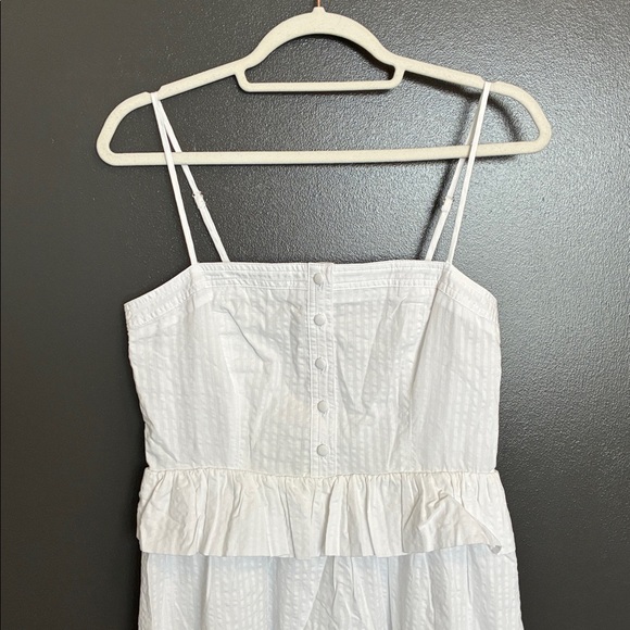 NWT Tuckernuck White Shadow Seersucker Stripe Maddy Dress Sz S - Picture 6 of 9
